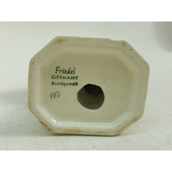 Vintage Friedel Figure SINGING BOY CARRYING CELLO WITH A BIRD German made KDA2 - Picture 7 of 8